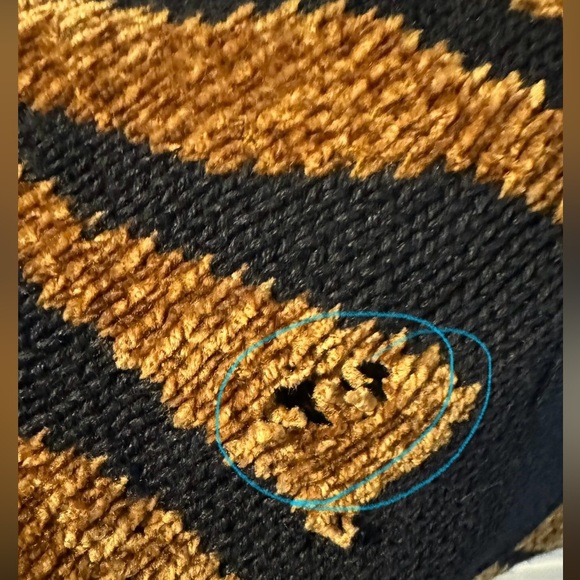 VTG Victoria Harbour Animal Jungle African Black Gold Giraffe Safari Sweater - Picture 9 of 16